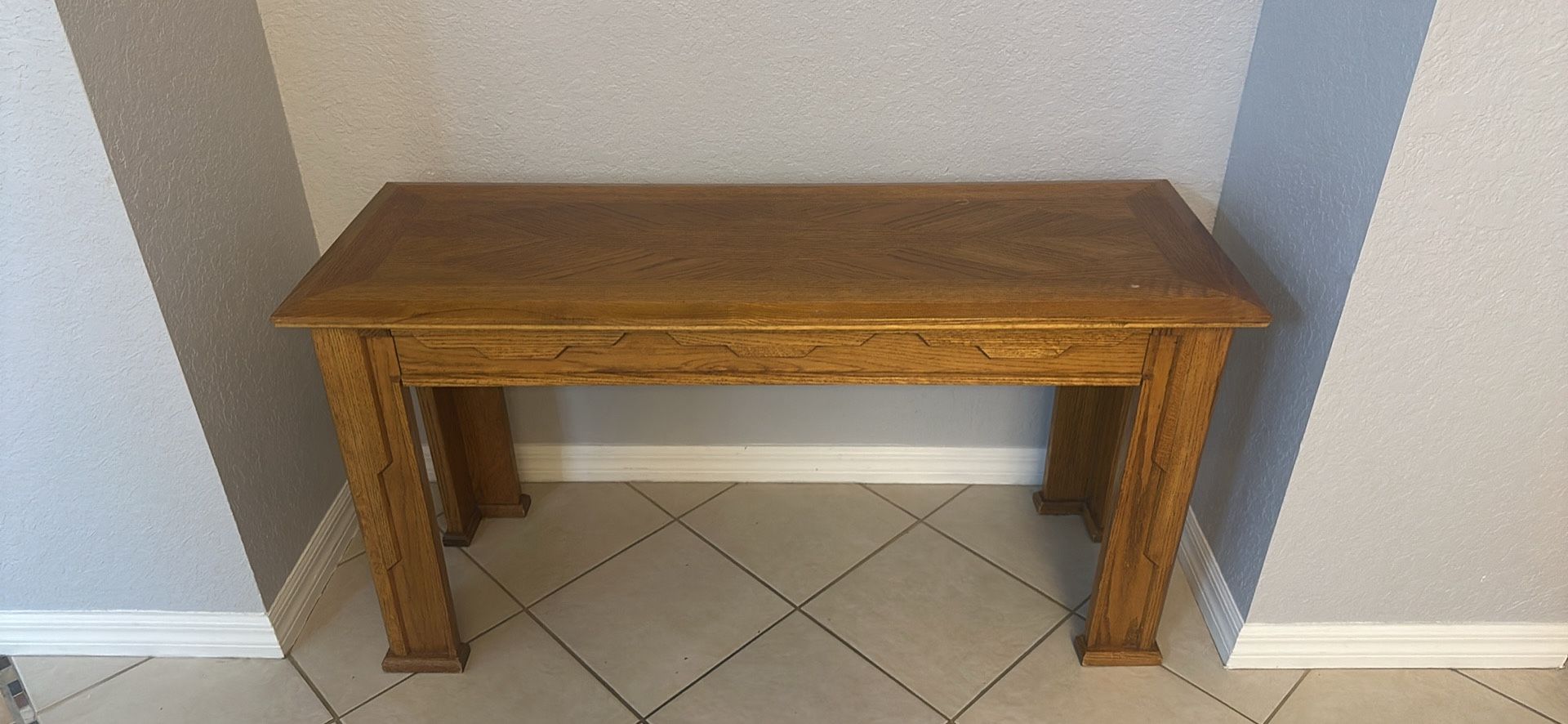 Light Brown Wooden Table