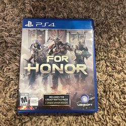 For Honor Ps4 Game 