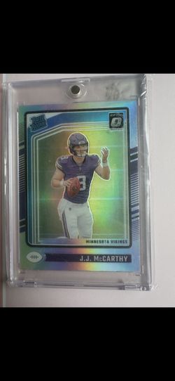 2024 Panini Donruss Optic JJ McCarthy #235 Silver Prizm Holo Rated Rookie RC
