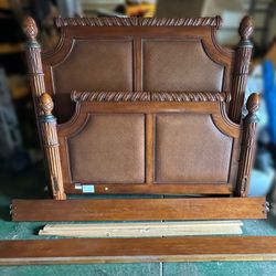 Classic Mexican-Style Queen Size Bed Frame