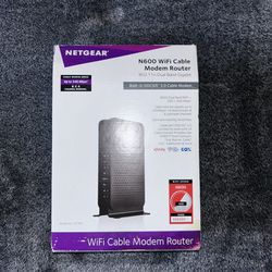 NETGEAR N600 (8x4) WiFi DOCSIS 3.0 Cable Modem Router (C3700) Certified for Xfinity from Comcast, Spectrum, Cox, Spectrum