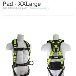 GREAT CONDITION Large Full Body Harness With 3D Rings.