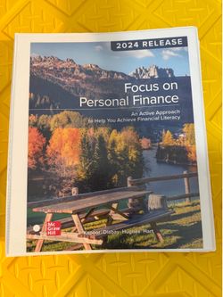 Focus on Personal Finance 2024 Release (McGraw Hill, Binder Edition)