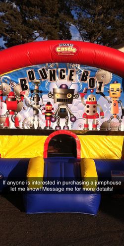 Jump house for sale! It’s in great condition and used a few times! I don’t have space for it anymore! Its a Great Way To Have Some Fun!