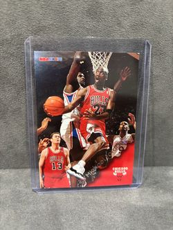1996-97 Hoops #20 Michael Jordan Basketball Card NBA 96-97 1997
