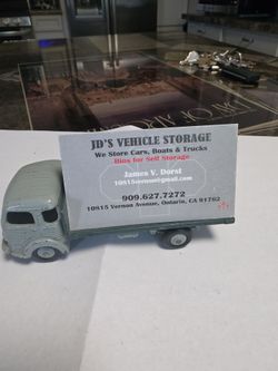 Toy glass truck.