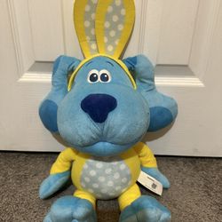 LIKE NEW BLUES CLUES EASTER BUNNY. Just Had Lint Around The Felt Ears But Like New Otherwise. $8