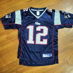 Vintage Y2K Tom Brady NFL Jersey Size Small-medium