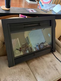 Electric heater fireplace
