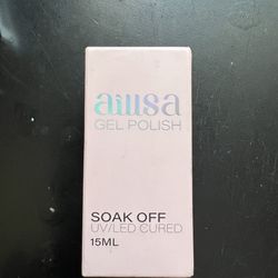 Brand new AILLSA Sheer Taupe Nude Gel Polish, Translucent Grey Jelly UV/LED Gel Nail Polish, Long-Lasting Senior Ash Neutral Color, Pastel Sheer Finis