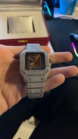 Chocolate Dial Stainless Steel Cartier