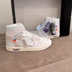 size 7 Nike Air Jordan 1 Retro Virgil Abloh Archive Alaska OFF-WHITE 2026