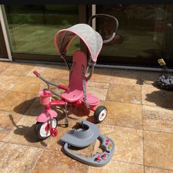 Pink Trike With Canopy 