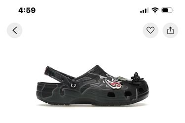 Crocs men’s size 8 spider man venom
