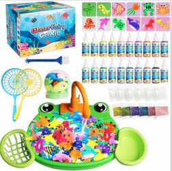 Magisches Wassergel Set: Das Magisches Wassergel Spielzeug set enthält 10 Farbreine Magic Gele, 5 Farb funkelnde Magic Gele, 5 Farb leuchtend im Dunke