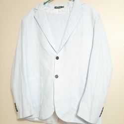 Baby Blue & White Men's 3pc Tuxedo Set