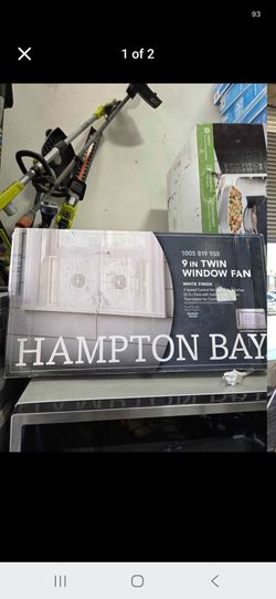 Hampton Bay 9 in Twin Window Fan