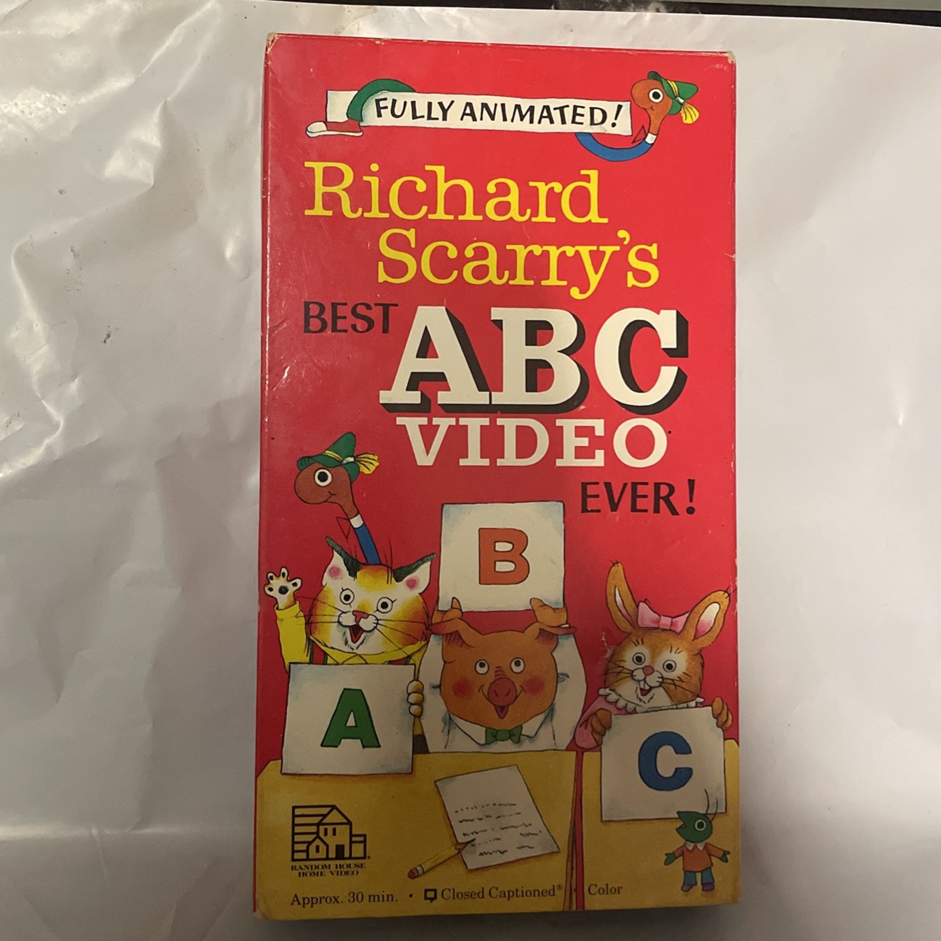 Richard Scarry’s best ABC video ever VHS used