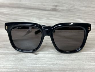 Gucci GG1523S 001 Black Rectangle Sunglasses (PO1026278)