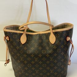 Louis Vuitton Mono Neverfull MM Mimosa Tote