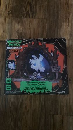 Lemax Spooky Town Haunted Grove Animated Accent