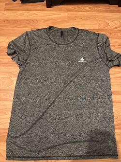 adidas GOLF Men’s Heather Gray Crew Neck Short Sleeve T-Shirt L
