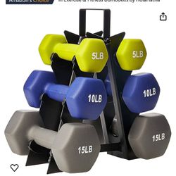  Dumbbell Free Hand Weight Set 60 LB