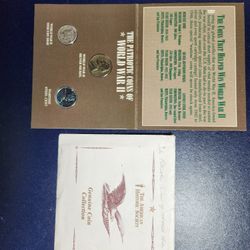 The Patriotic Coins Of World War 11 Sealed Coin Set 1944p 10c 1945s 5c 1943d 1c