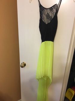 Yellow/ green dress