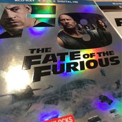 Fast And Furious 5, 7, & 8 Blue-ray Movies Action