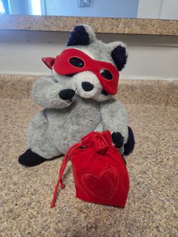 Hallmark Love Bandit Plush Raccoon