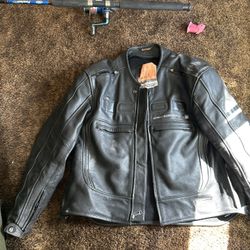 Vintage Large Icon Moto Jacket Real Leather