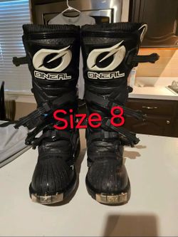 O'NEAL motorcycle motor cross boots sz 8