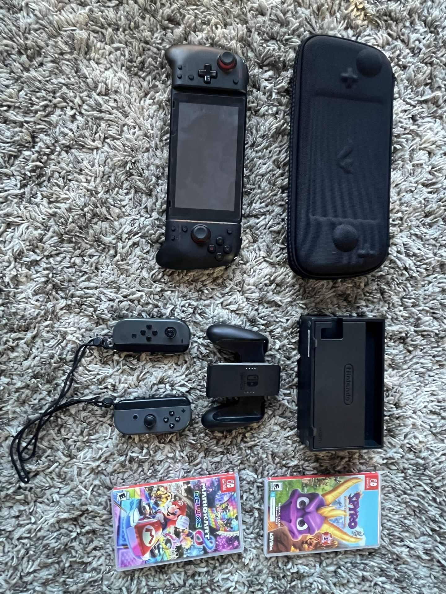 Switch Console With Extra Controller And Games 