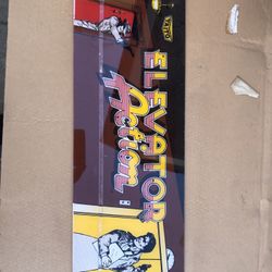 Elevator Action Arcade Video Game Marquee