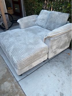 Gray Lounge Sofa