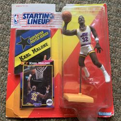 Starting Lineup Karl Malone Utah Jazz Kenner NBA Basketball Action Figure
