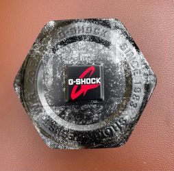 Original CASIO G-SHOCK Watch Tin Case Box Black Empty Genuine Storage Case