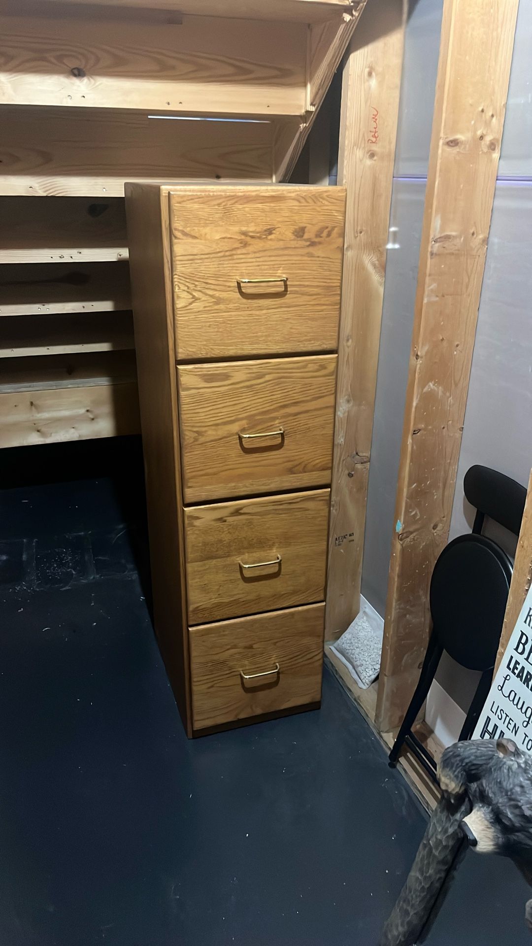 Columbia Oak file cabinet