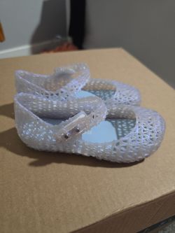 Mini Melissa Campana Pearly Blue size 10