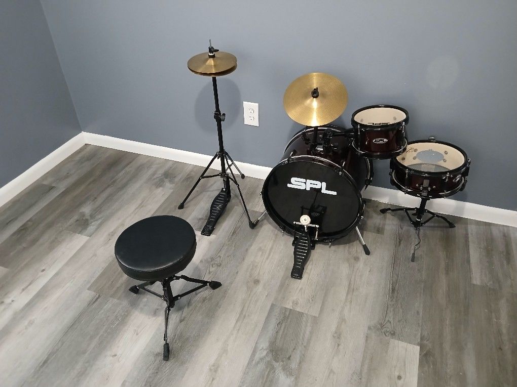 Sound Percussion Labs Lil' Kicker 3-Piece Junior Drum Set Black