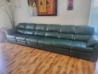 Leather Sofa/Recliner (Very Good Condition)