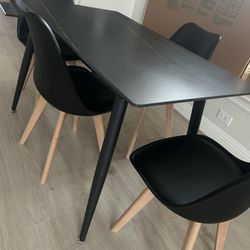 Rectangular Table And 4 Chairs 