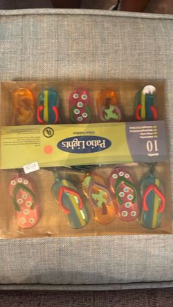 Flip Flop Gazebo/Patio String Lights 10 Count