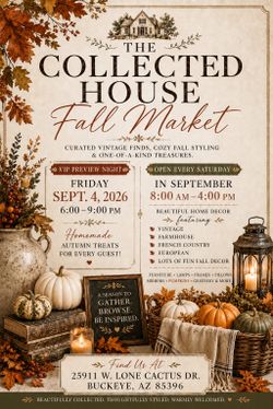 Coming soon Fall Home Market