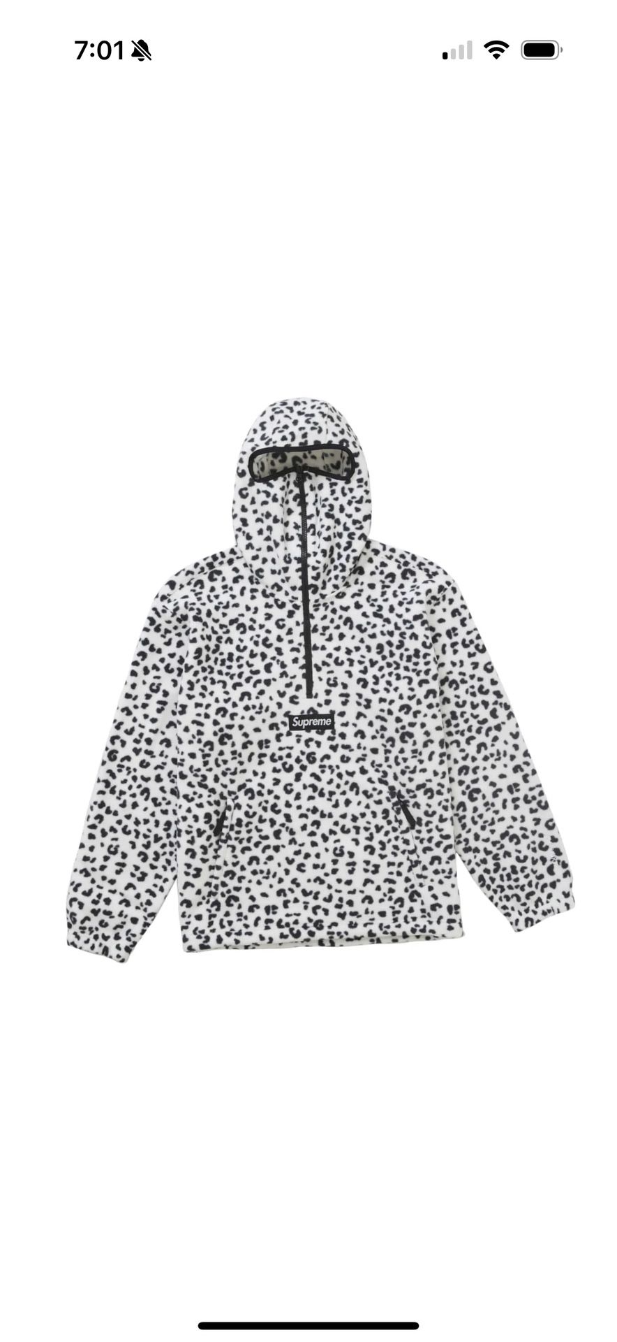 Supreme Polartec Ninja Fleece Leopard Size Large