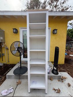 Tall White Bookcase
