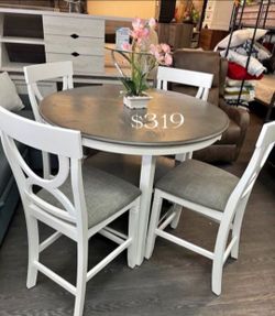 5-pc counter Height table set
