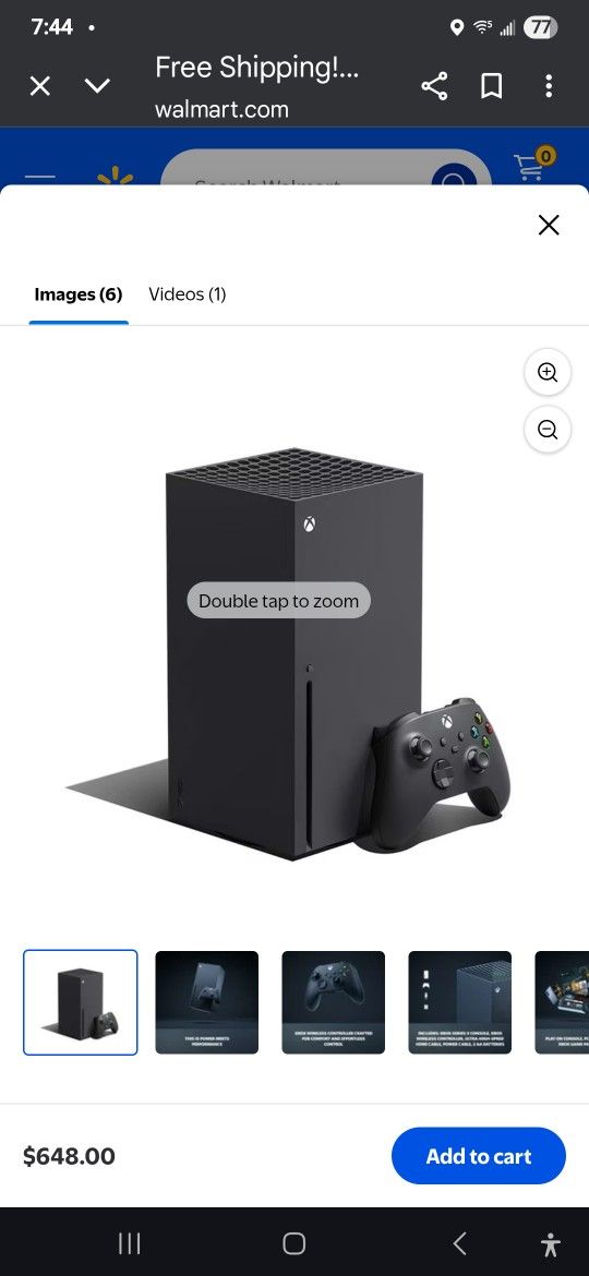 Xbox Series X With Control