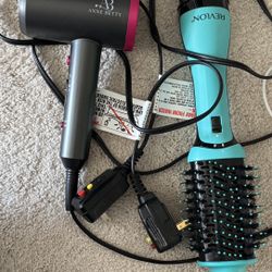 Hair Dryer + Hot Air Brush Bundle – Gently Used
